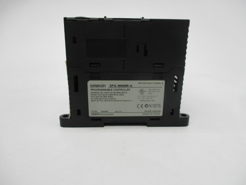 OMRON CP1L-M40DR-A 100-240VAC 20A NSMP