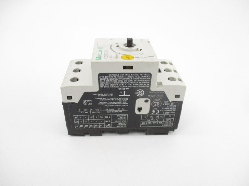KLOCKNER MOELLER PKZM0-10 600VAC 6.3-10A (AS PICTURED) NSNP