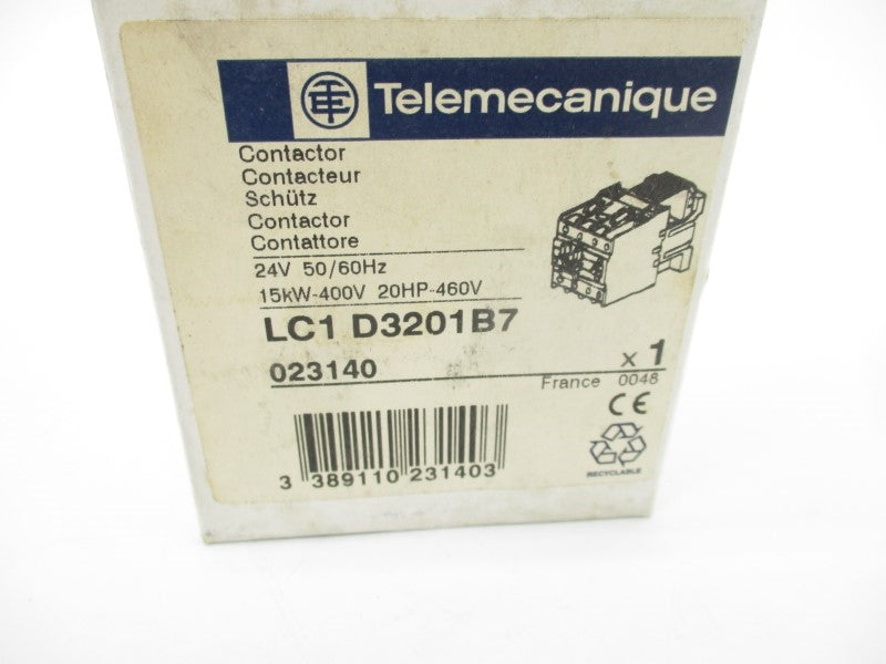 TELEMECANIQUE LC1D3201B7 24V 50A NSMP