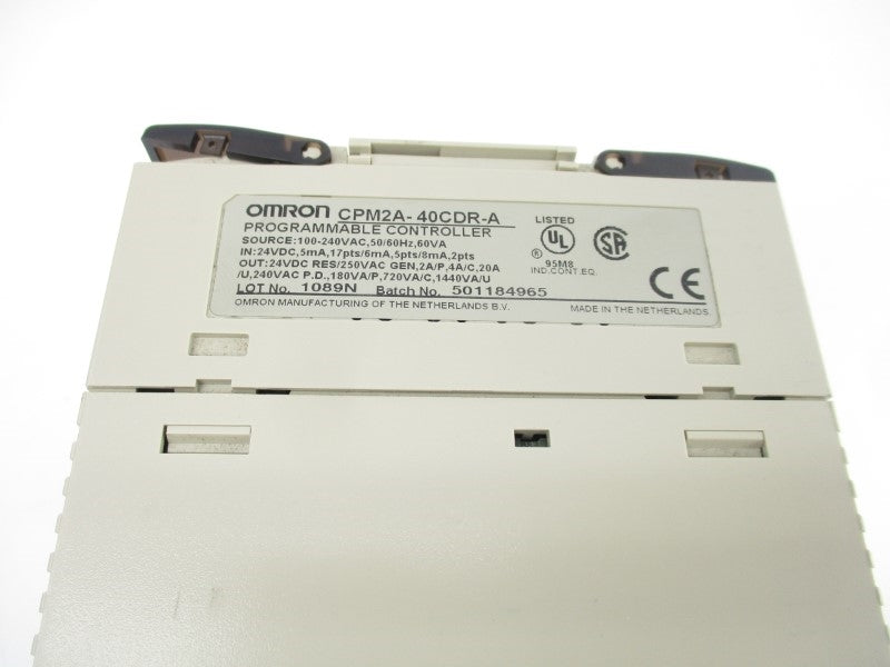 OMRON CPM2A-40CDR-A 24VDC 20A (AS PICTURED) NSNP