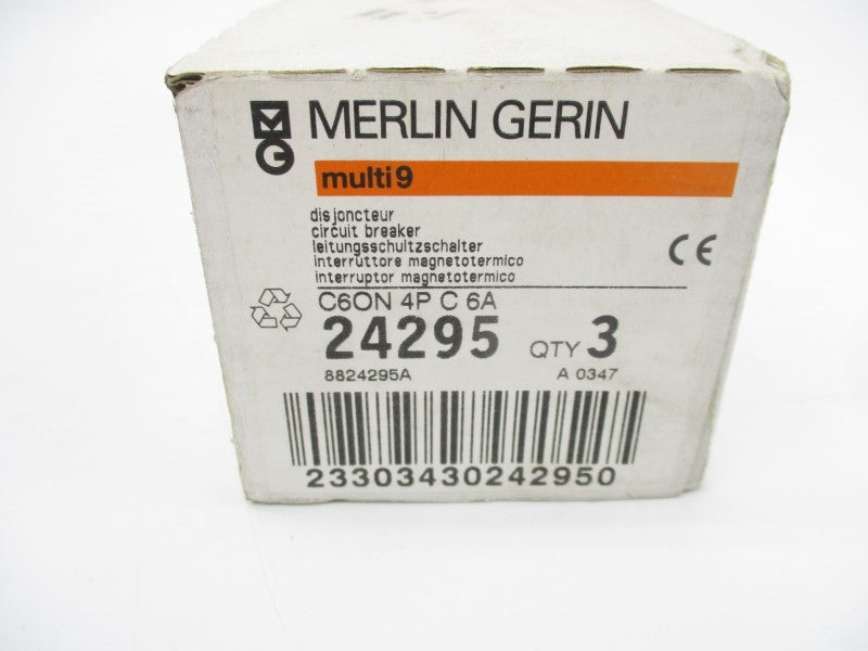 MERLIN GERIN 24295 6A (PKG OF 3) NSFS