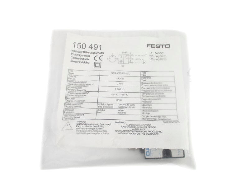 FESTO SIES-V3B-PS-S-L 150491 15-34VDC NSMP