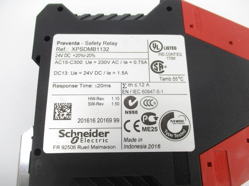 SCHNEIDER ELECTRIC XPSDMB1132 230VAC 12A UNMP
