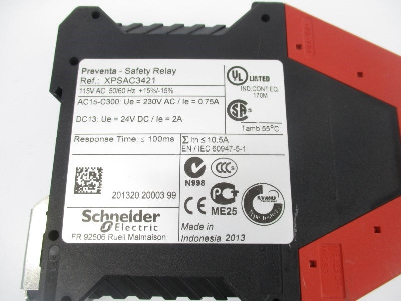SCHNEIDER ELECTRIC XPSAC3421 230VAC 10.5A UNMP