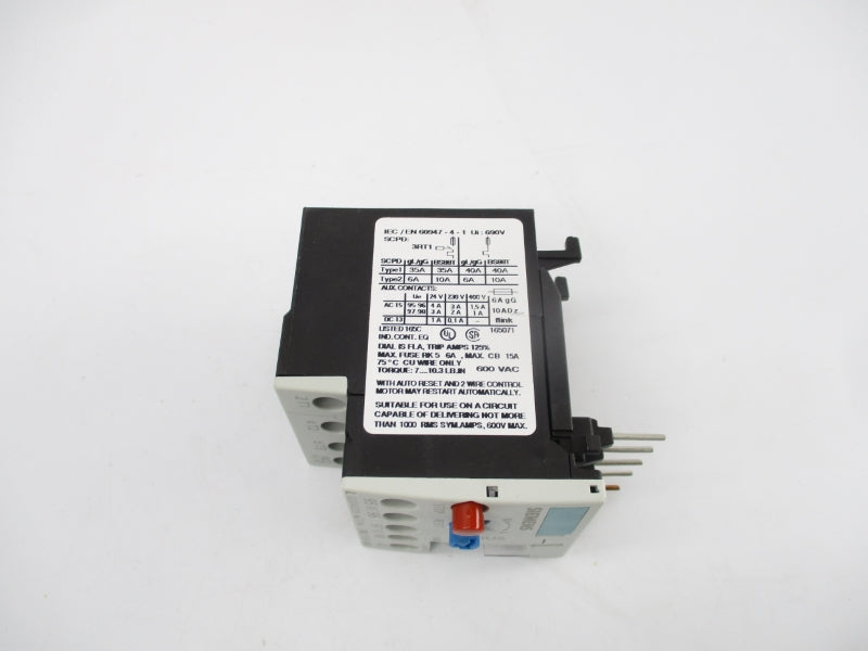SIEMENS 3RU1116-1AB0 690V 1.1-1.6A UNMP