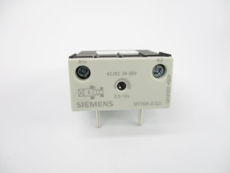 SIEMENS 3RT1926-2CG21 24-66VAC/DC 0.5-10S NSMP