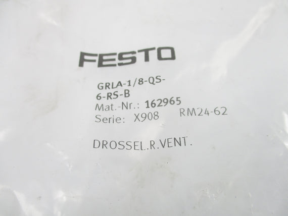 FESTO GRLA-1/8-QS-6-RS-B 162965 NSMP
