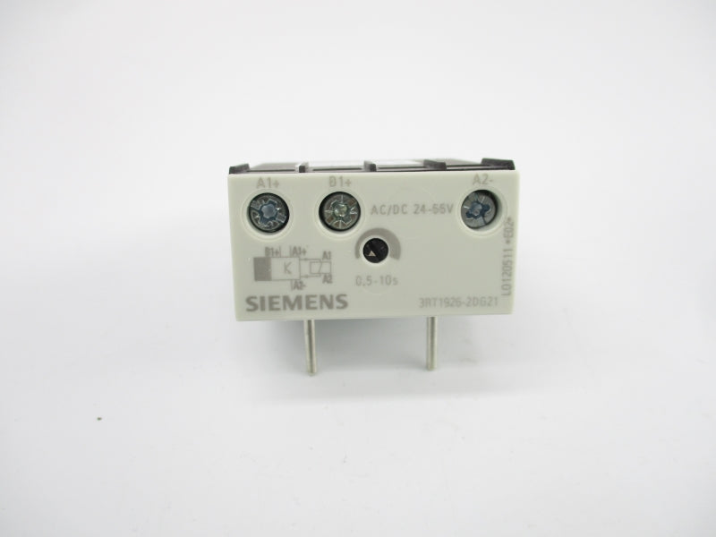 SIEMENS 3RT1926-2DG21 24-66VAC/DC 0.5-10S NSMP