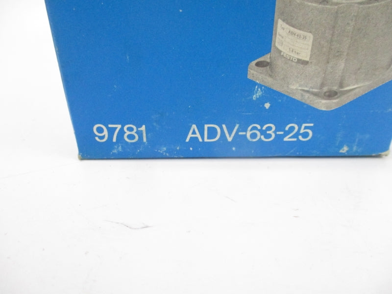 FESTO ADV-63-25 9781 SER. 0589R 116PSI NSMP
