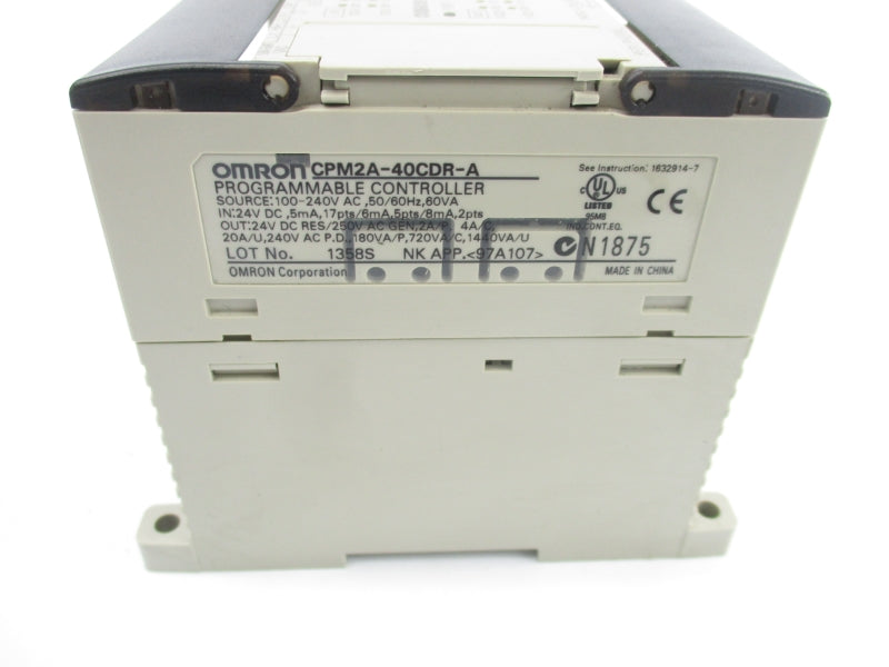 OMRON CPM2A-40CDR-A 100-240VAC 20A (AS PICTURED) NSNP