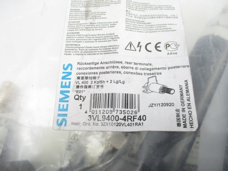 SIEMENS 3VL9400-4RF40 NSMP