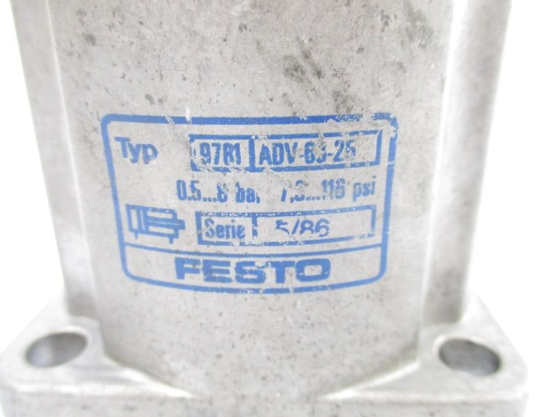 FESTO ADV63-25 9781 SER. 5/86 UNMP