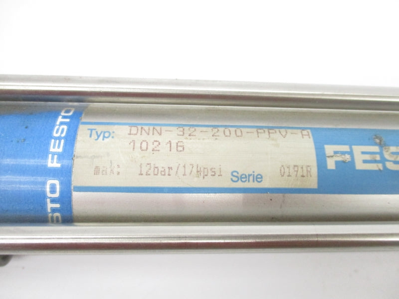 FESTO DNN-32-200-PPV-A SER. 0191R 174PSI UNMP