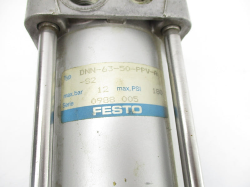 FESTO DNN-63-50-PPV-A SER. 0988005 180PSI UNMP