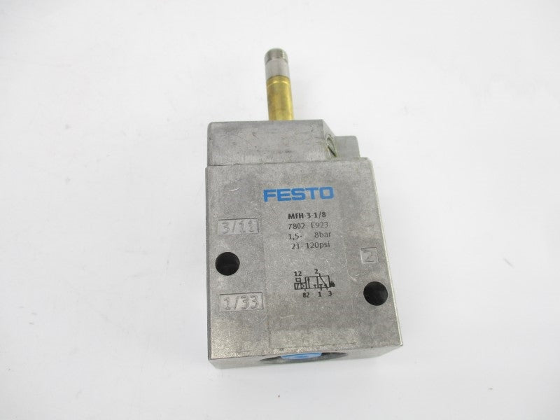 FESTO MFH-3-1/8 7802 SER. E923 21-120PSI NSMP