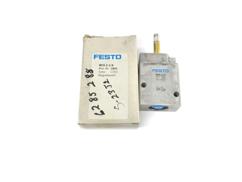 FESTO MFH-3-1/8 7802 SER. CO02 21-120PSI NSMP