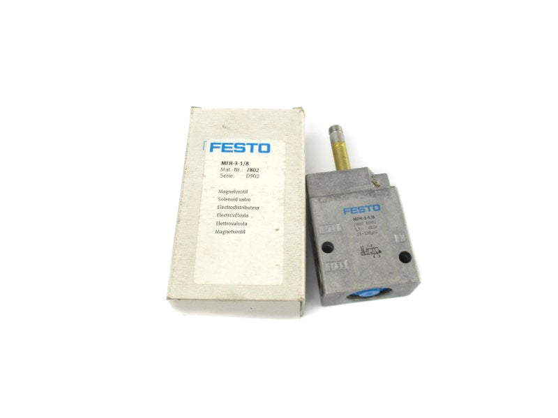 FESTO MFH-3-1/8 7802 SER. D902 21-120PSI NSMP