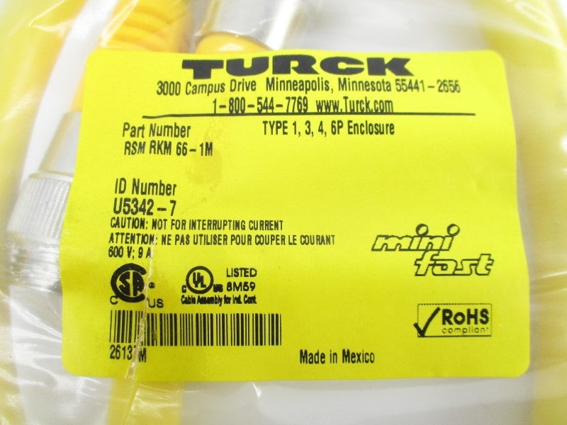 TURCK RSMRKM66-1M 600V 9A NSMP