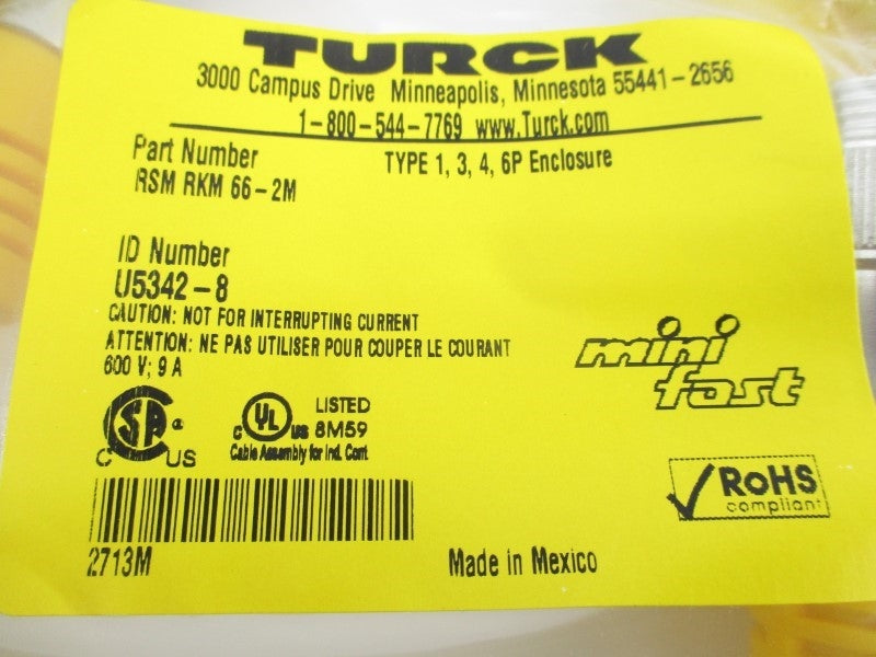 TURCK RSMRKM66-2M 600V 9A NSMP