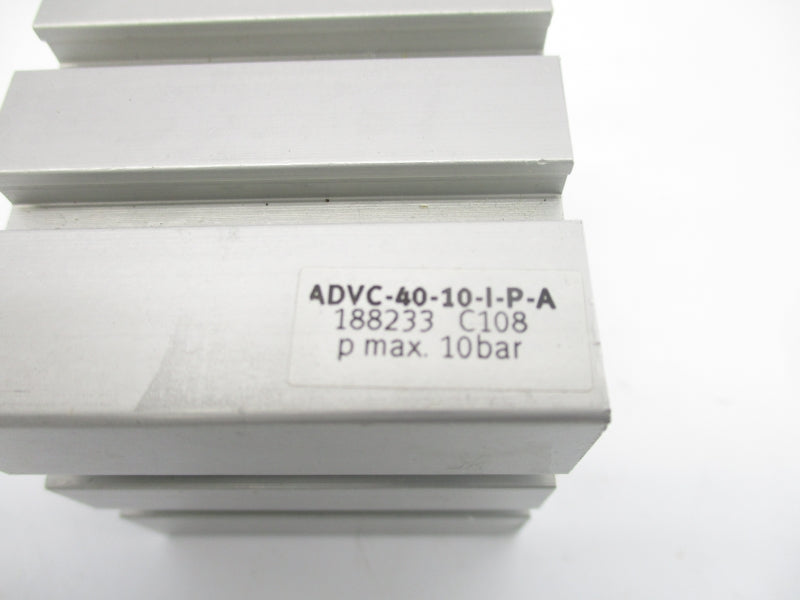 FESTO ADVC-40-10-I-P-A 188233 SER. C108 NSNP