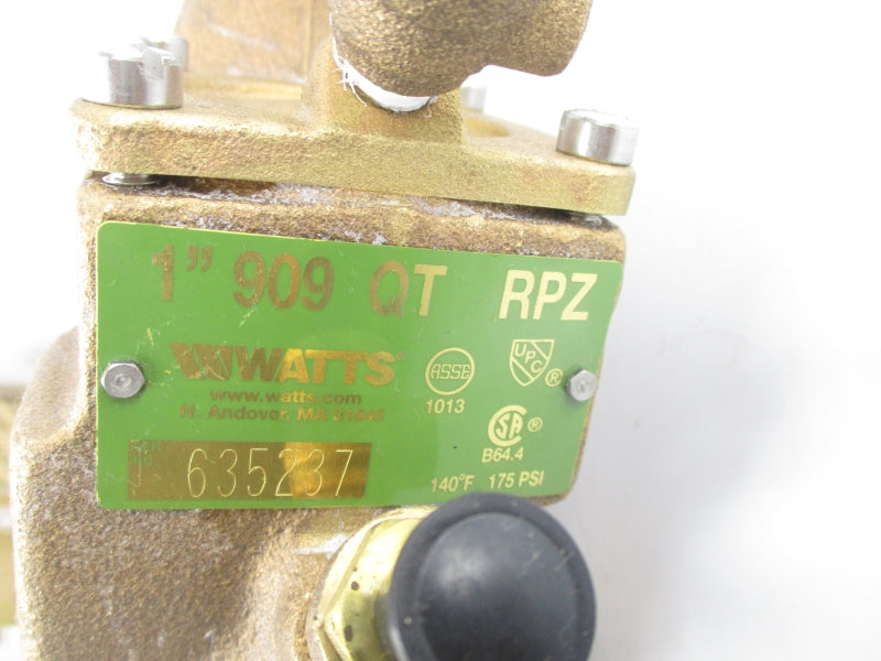 WATTS 909QTRPZ 175PSI 1" NSNP