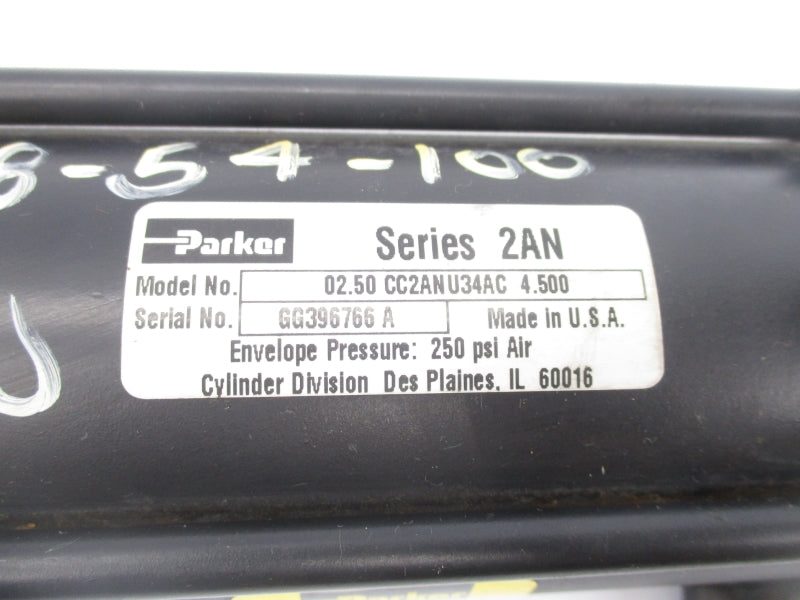 PARKER 02.50CC2ANU34AC4.500 SER. 2AN 250PSI UNMP