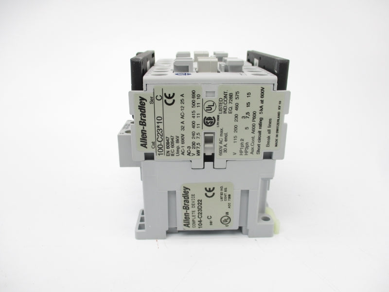 ALLEN BRADLEY 104-C23D22 SER. C 110/120V 32A (BR/WH) NSMP