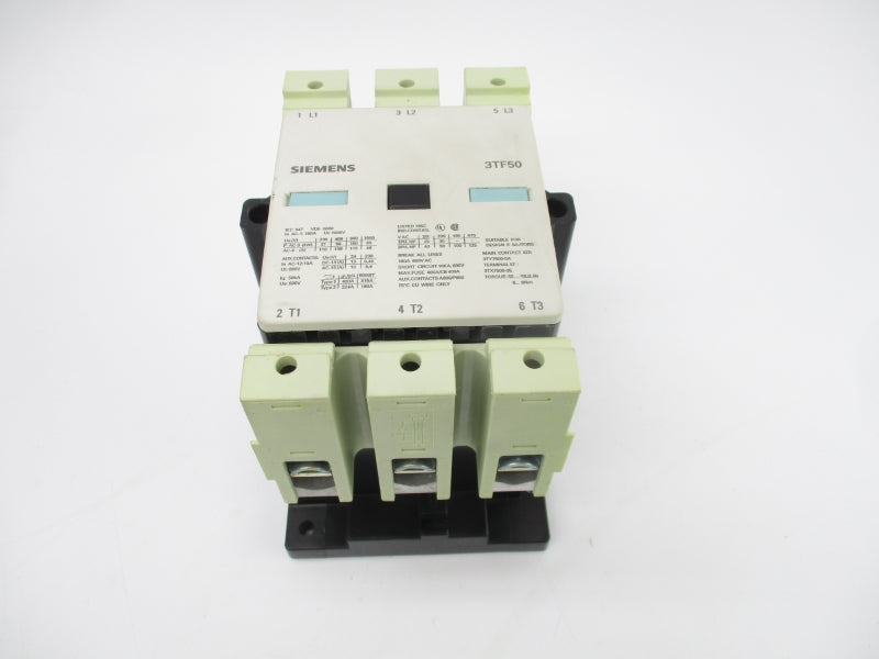 SIEMENS 3TF5022-0AK6 110/120V 160A NSNP