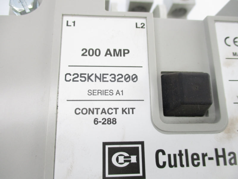 CUTLER HAMMER C25KNE3200 SER. A1 600V 200A (NO COIL) NSNP
