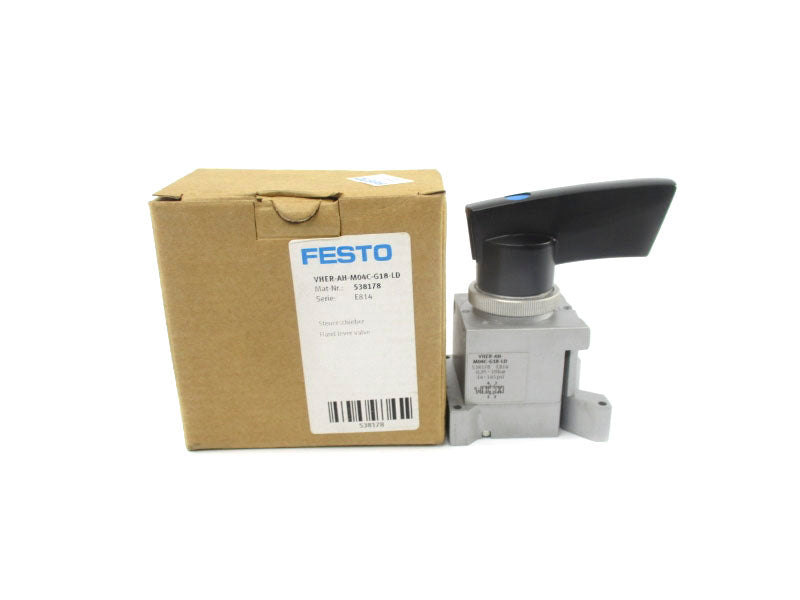 FESTO VHER-AH-M04C-G18-LD 538178 SER. E814 14-145PSI NSMP