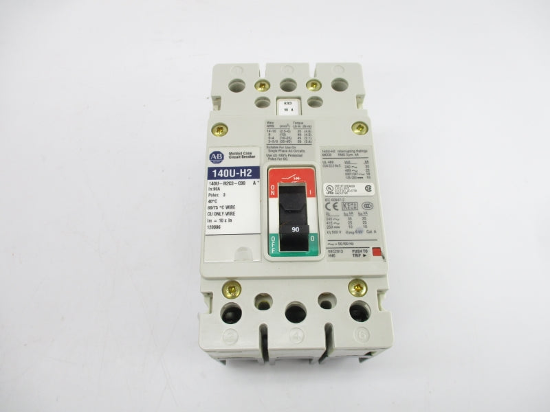 ALLEN BRADLEY 140U-H2C3-C90 SER. A 500V 90A (BR/WH) NSMP
