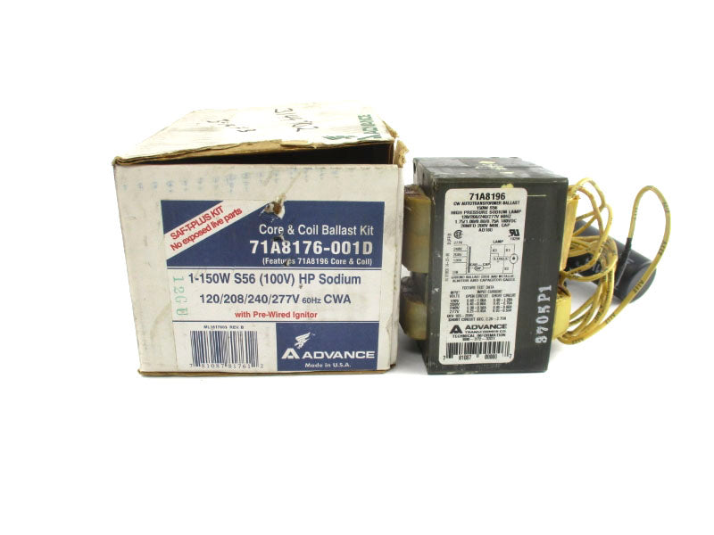 ADVANCE 71A8176-001D 277V 2.70A NSMP