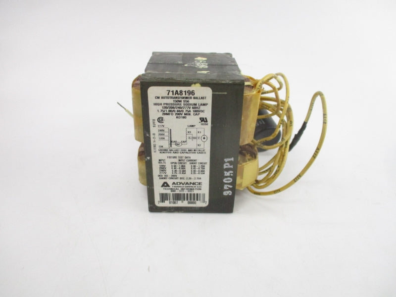 ADVANCE 71A8176-001D 277V 2.70A NSMP