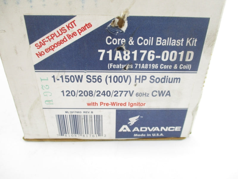 ADVANCE 71A8176-001D 277V 2.70A NSMP