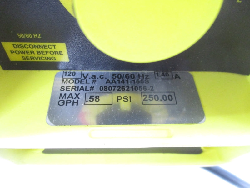 LMI AA141-155S 120VAC 1.40A 250.00PSI NSNP