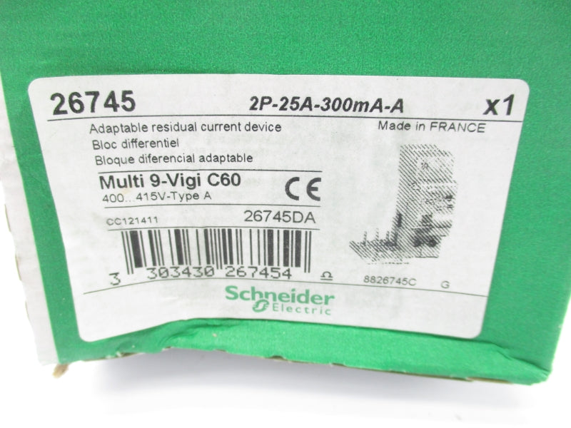 SCHNEIDER ELECTRIC 26745 400-415V 25A NSMP