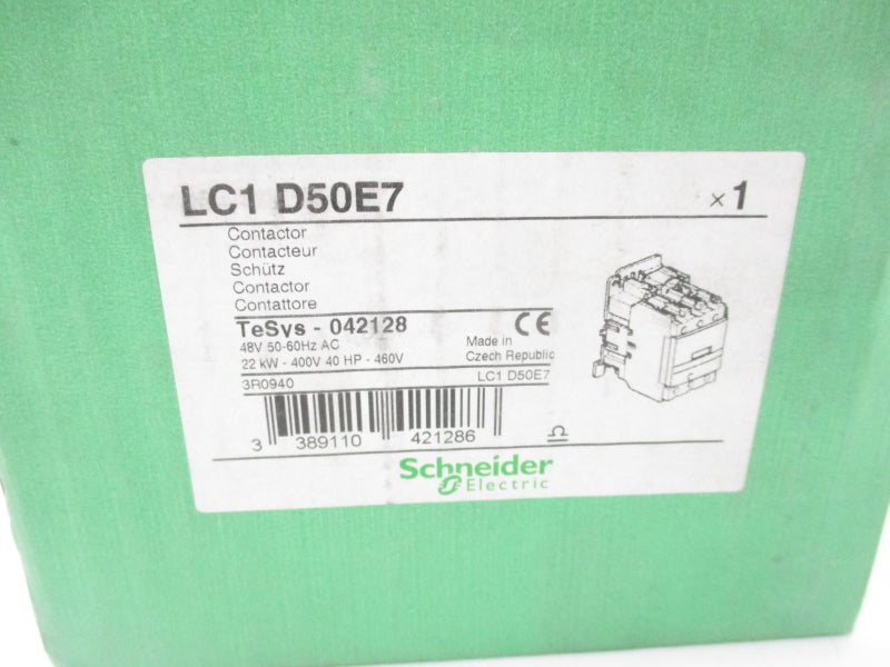 SCHNEIDER ELECTRIC LC1D50E7 48V 80A NSMP