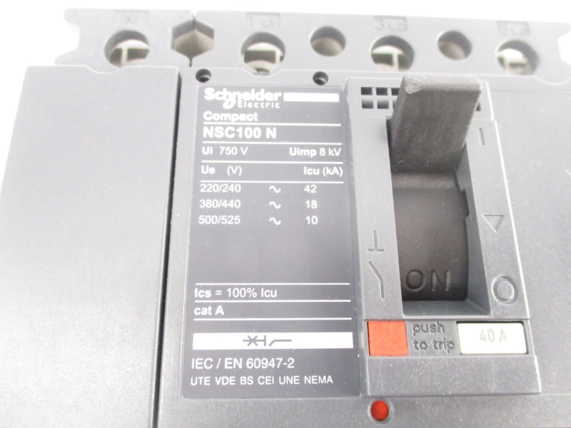 SCHNEIDER ELECTRIC NSC100N 750V 40A NSNP