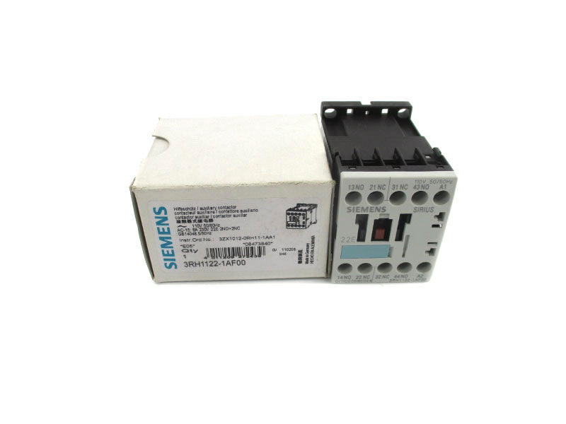 SIEMENS 3RH1122-1AF00 690V 10A NSMP