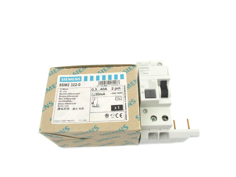SIEMENS 5SM2322-0 230-400V 0.3-40A NSMP