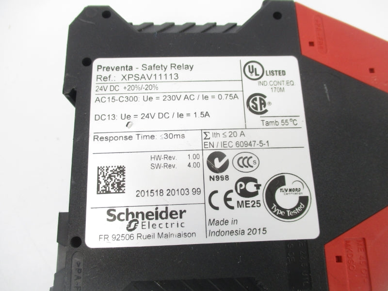 SCHNEIDER ELECTRIC XPSAV11113 230VAC 20A UNMP