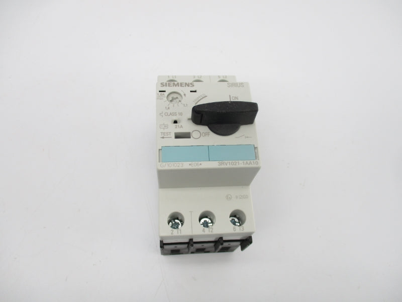SIEMENS 3RV1021-1AA10 690V 1.1-1.6A NSMP