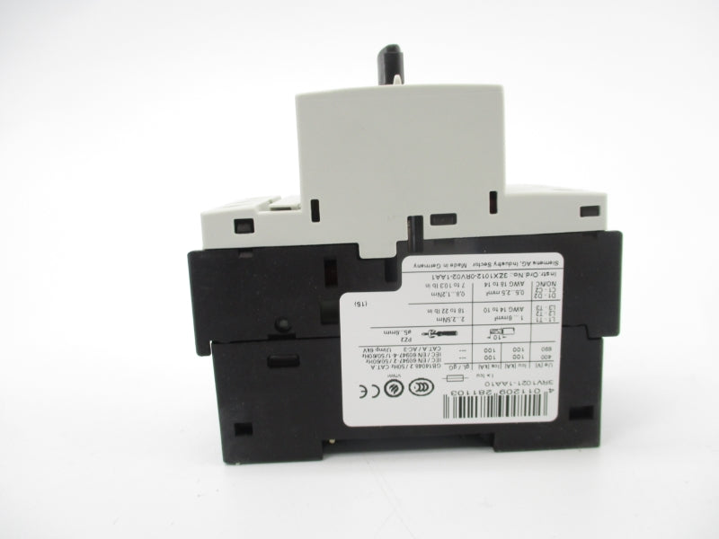 SIEMENS 3RV1021-1AA10 690V 1.1-1.6A NSMP