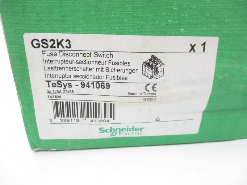 SCHNEIDER ELECTRIC GS2K3 750V 125A NSMP