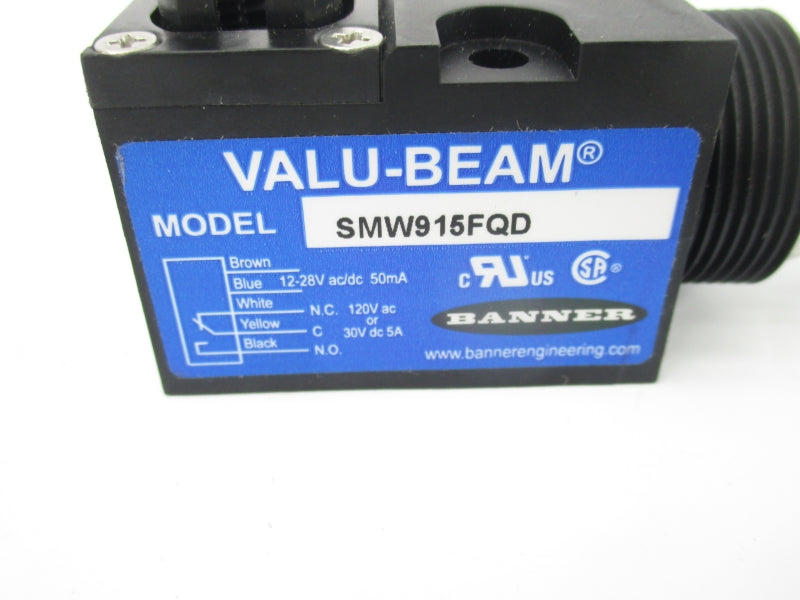BANNER ENGINEERING SMW915FQD 120VAC/30VDC 5A NSNP