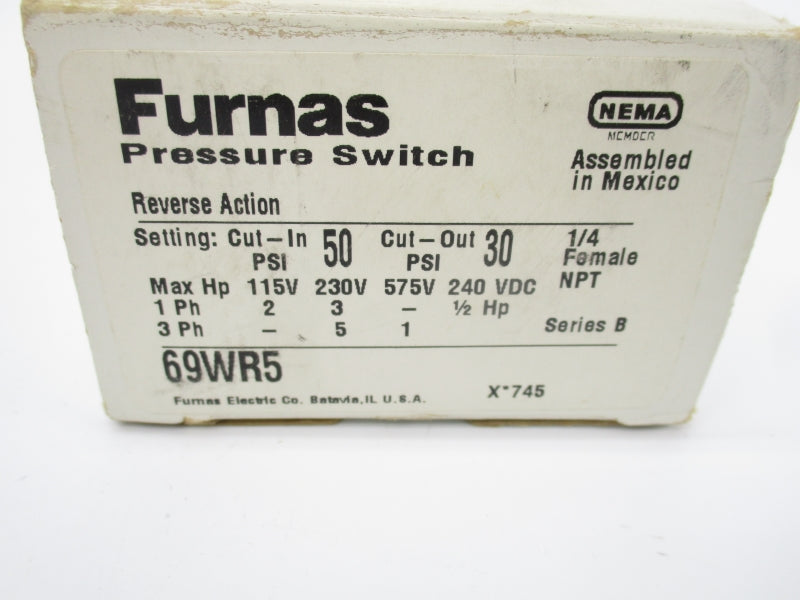 FURNAS 69WR5 SER. B 575V 15-22PSI NSMP