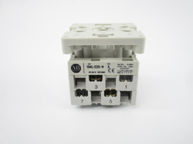 ALLEN BRADLEY 194L-E25-1753 SER. A 690V 25A NSMP