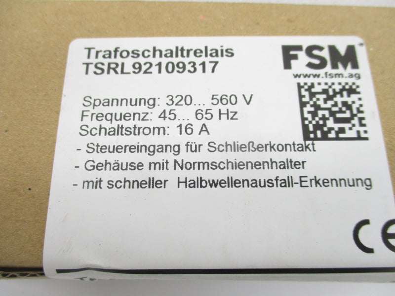 FSM TSRL92109317 320-560V 16A NSFS