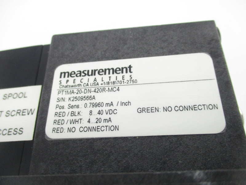 MEASUREMENT SPECIALTIES PT1MA-20-DN-420R-MC4 8-40VDC NSNP