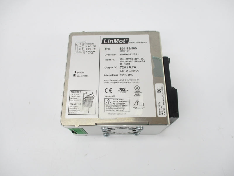 LINMOT S01-72/500 0150-1874 250V 9A NSNP